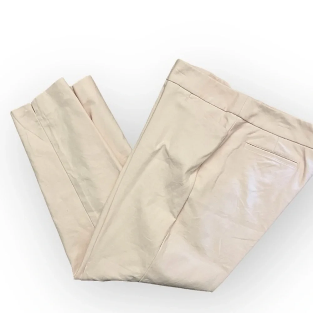 Talbots Soft Pastel Color of the Year Peach Fuzz Crop Pants